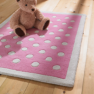 Win a Large Pink Dotty Rug this August! 